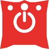 Power button dog icon